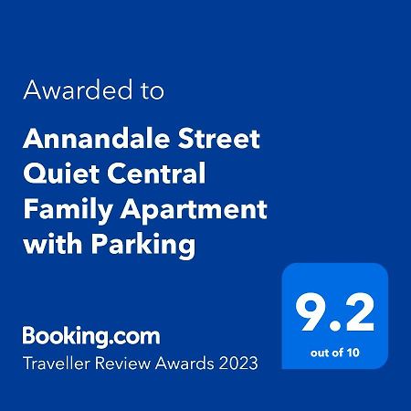 Annandale Street Quiet Central Family Apartment With Parking Edinburg Exteriör bild